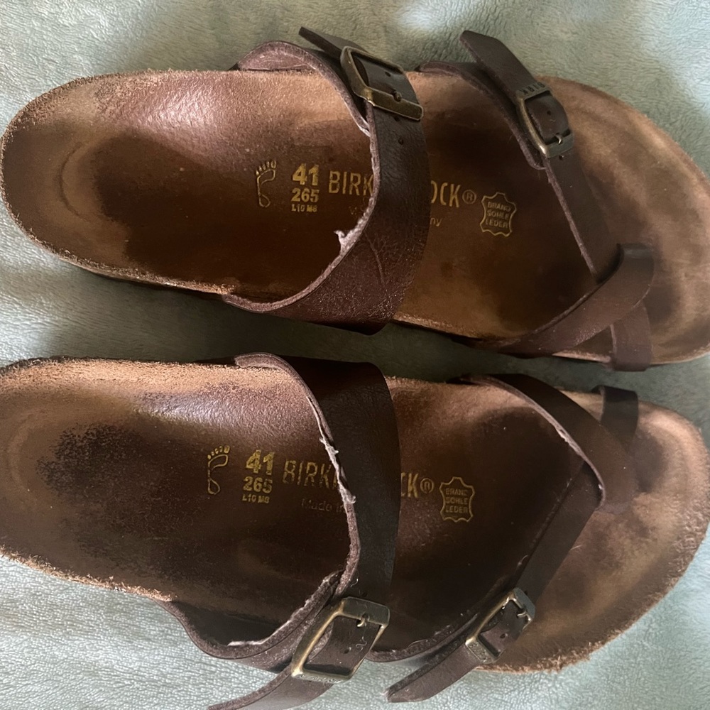 Birkenstock slip on sandals
